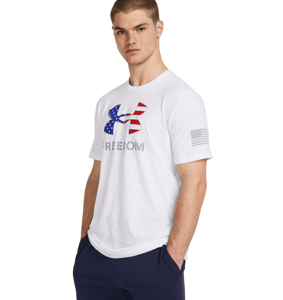 Under Armour 1382970100SM Men's UA Freedom Logo T-Shirt