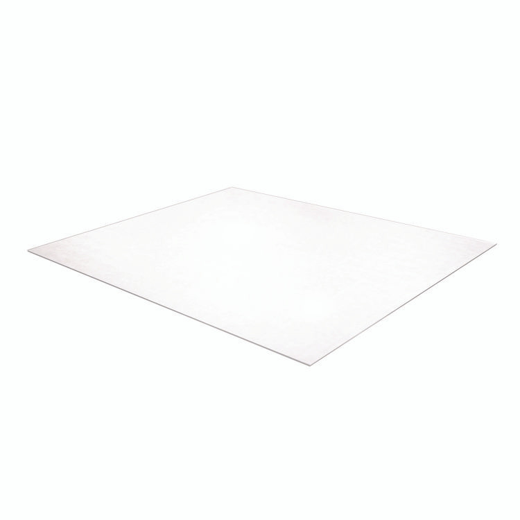 FLOORTEX 1215015019ER Cleartex Ultimat XXL Polycarbonate Chair Mat for Hard Floors, Square, 60" x 60", Clear