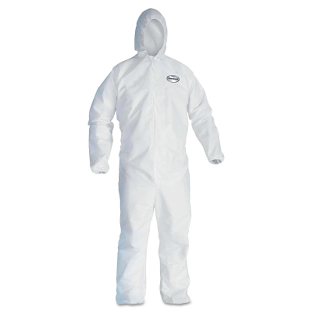 Ansell KleenGuard™ A30 Breathable Splash and Particle Protection Coveralls, 2XL, Hood/Boot