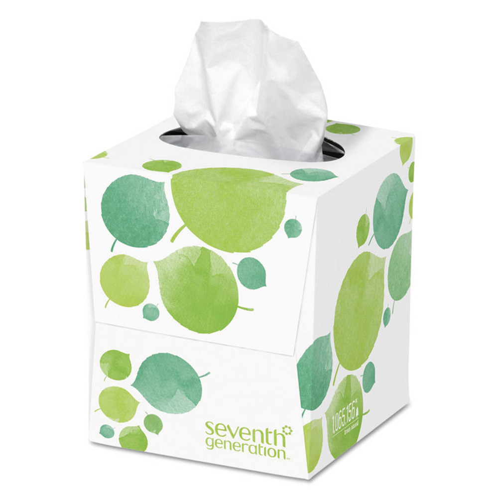 SEVENTH GENERATION 13719CT 100% Recycled Facial Tissue, 2-Ply, 85 Sheets/Box, 36 Boxes/Carton