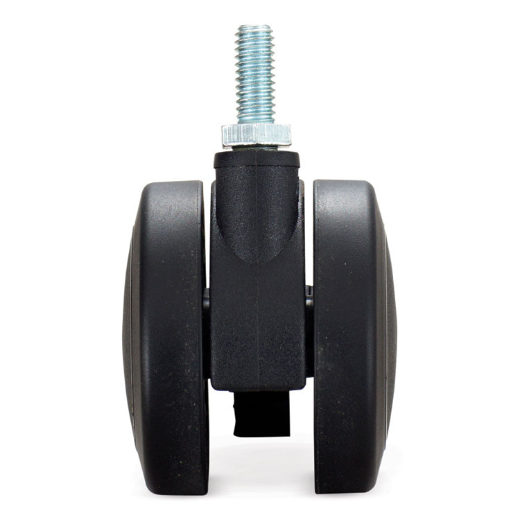 SAFCO PRODUCTS 1211BL Hard Floor Casters for AlphaBetter Desks, 2.5" Wheel, Black, 4/Set
