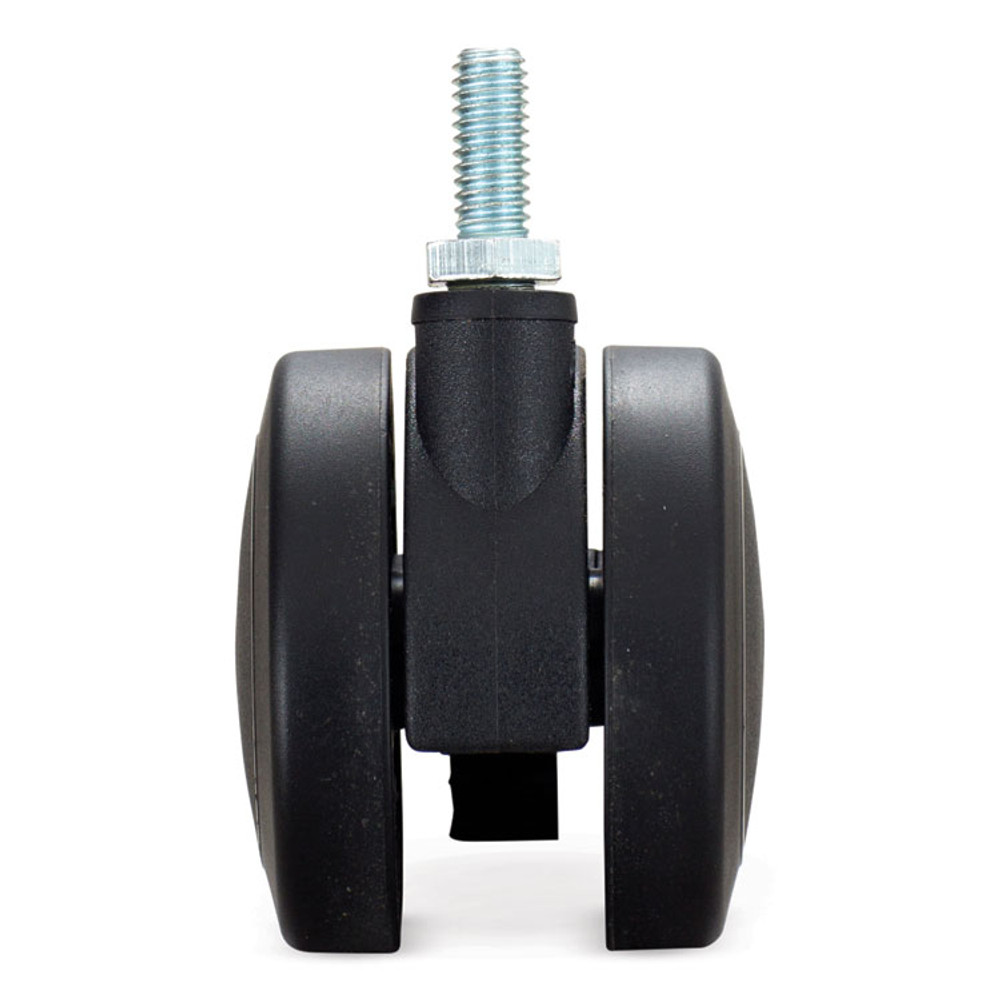 SAFCO PRODUCTS 1211BL Hard Floor Casters for AlphaBetter Desks, 2.5" Wheel, Black, 4/Set