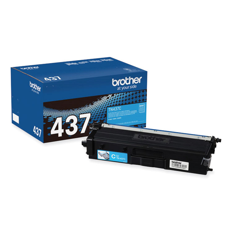 BROTHER INTL. CORP. TN437C TN437C Ultra High-Yield Toner, 8,000 Page-Yield, Cyan