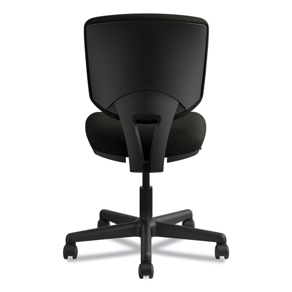 HON COMPANY 5703SB11T Volt Series Leather Task Chair with Synchro-Tilt, Supports Up to 250 lb, 18" to 22.25" Seat Height, Black