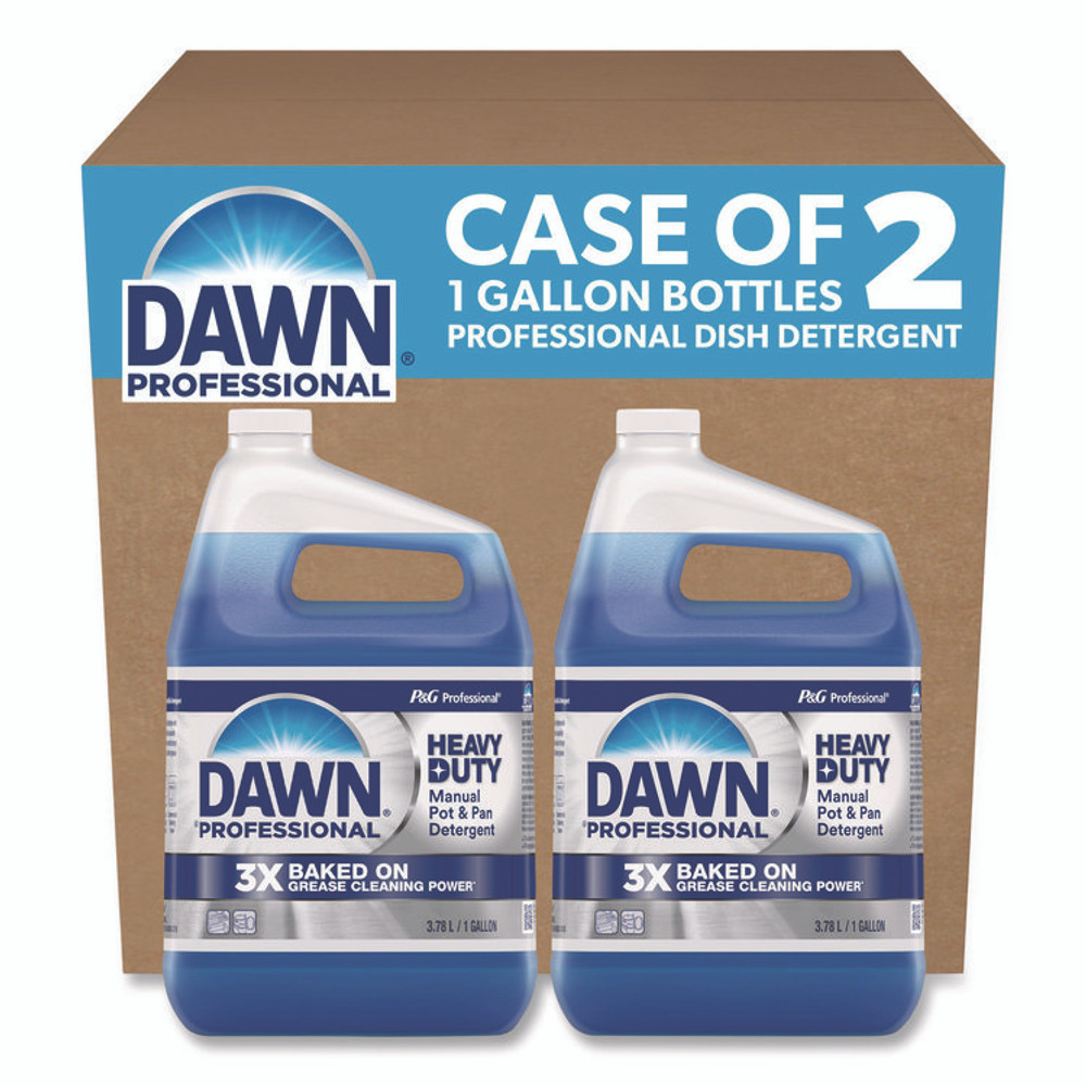 PROCTER & GAMBLE Dawn® Professional 08838 Heavy-Duty Manual Pot/Pan Dish Detergent, Original Scent, 1 gal Bottle, 2/Carton