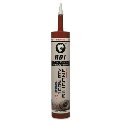 Red Devil RD PRO® Heat Resistant RTV Sealant, 10.1 oz Cartridge, Red