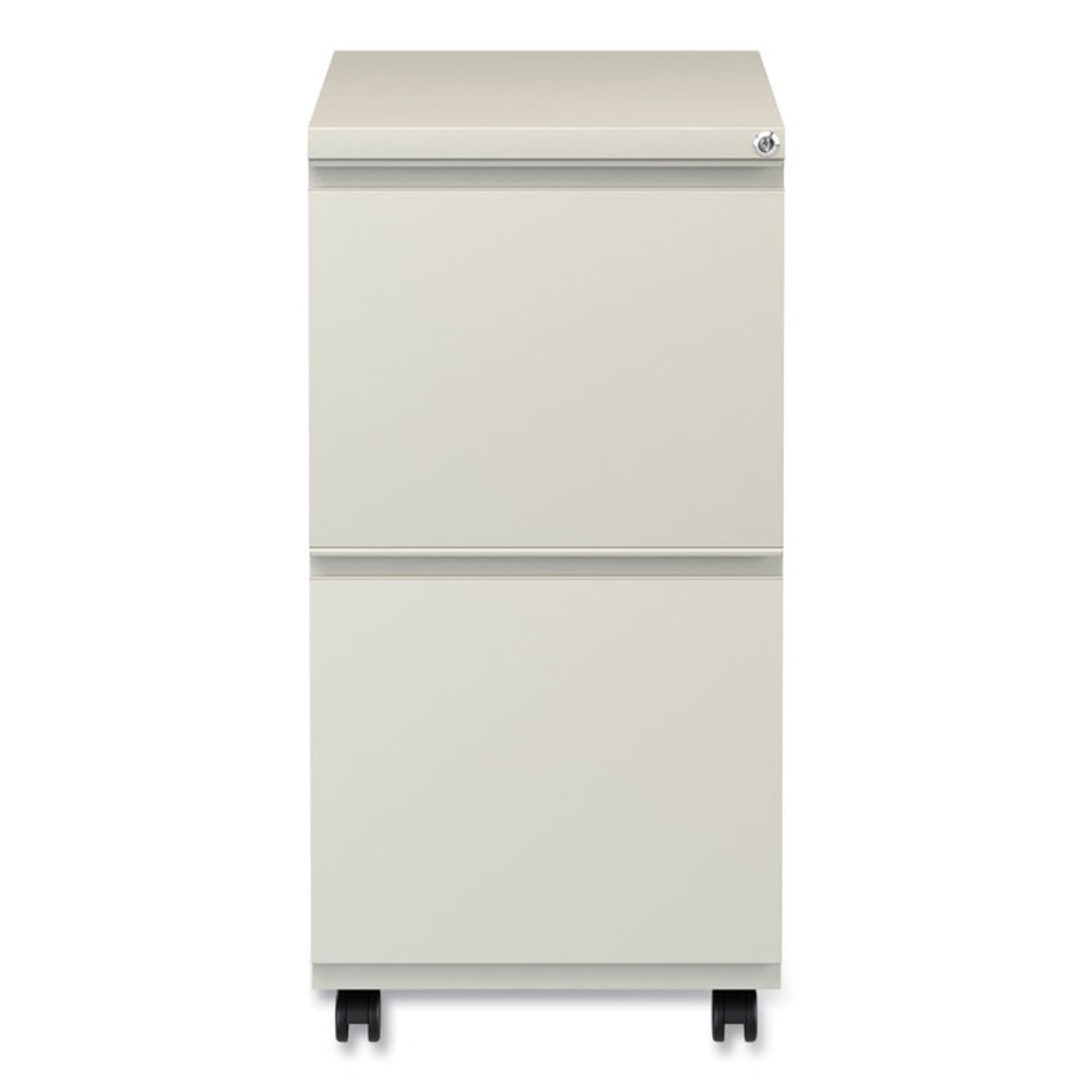 ALERA PBFFPY File Pedestal with Full-Length Pull, Left or Right, 2 Legal/Letter-Size File Drawers, Putty, 14.96" x 19.29" x 27.75"