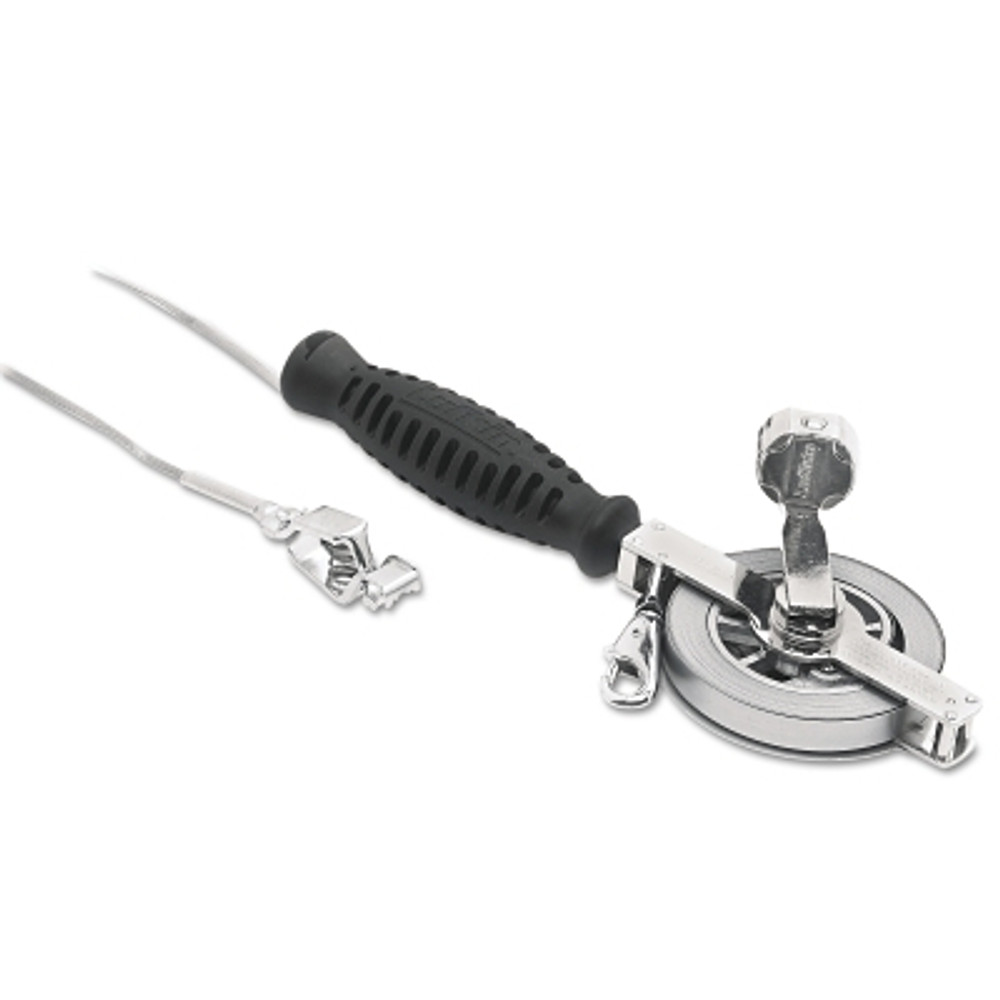 Apex Tool Group Crescent Lufkin® Atlas® Oil Gauging Tape, 1/2 in W x 33 ft L, D1, Chrome Clad®/Nubian® Double-Duty, Used with 590 Plumb Bob