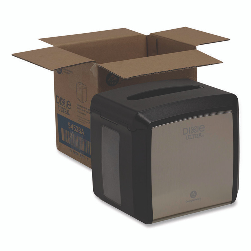 GEORGIA PACIFIC Dixie® 54528A Tabletop Napkin Dispenser, 7.6 x 6.1 x 7.2, Stainless