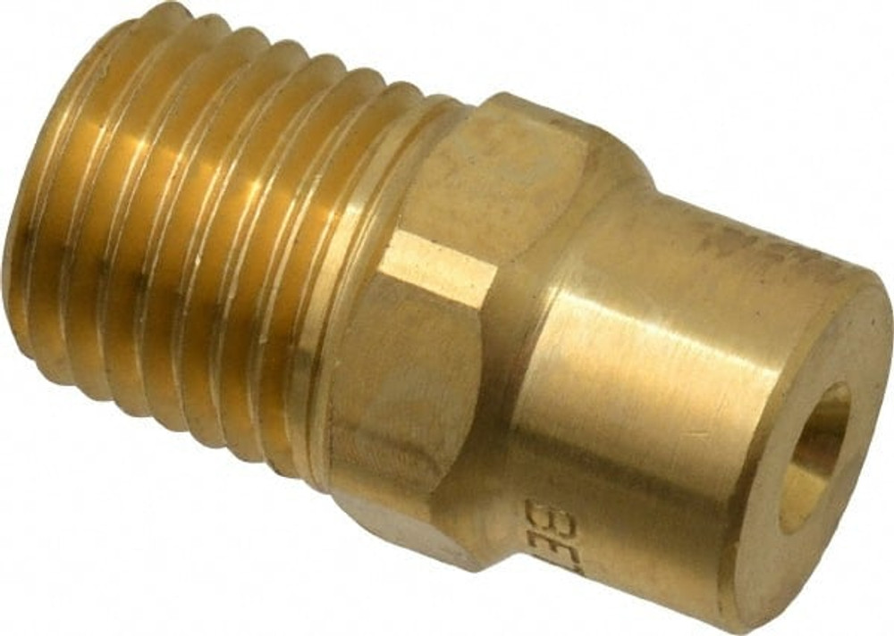 Bete Fog Nozzle 1/4WL1-1/2 60@4 Brass Low Flow Whirl Nozzle: 1/4" Pipe, 60 &deg; Spray Angle
