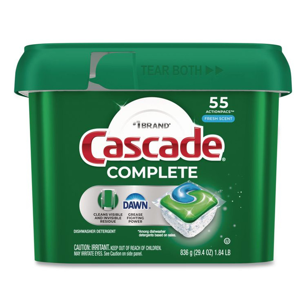 PROCTER & GAMBLE Cascade® 97720 Complete ActionPacs, Fresh Scent, 55/Pack