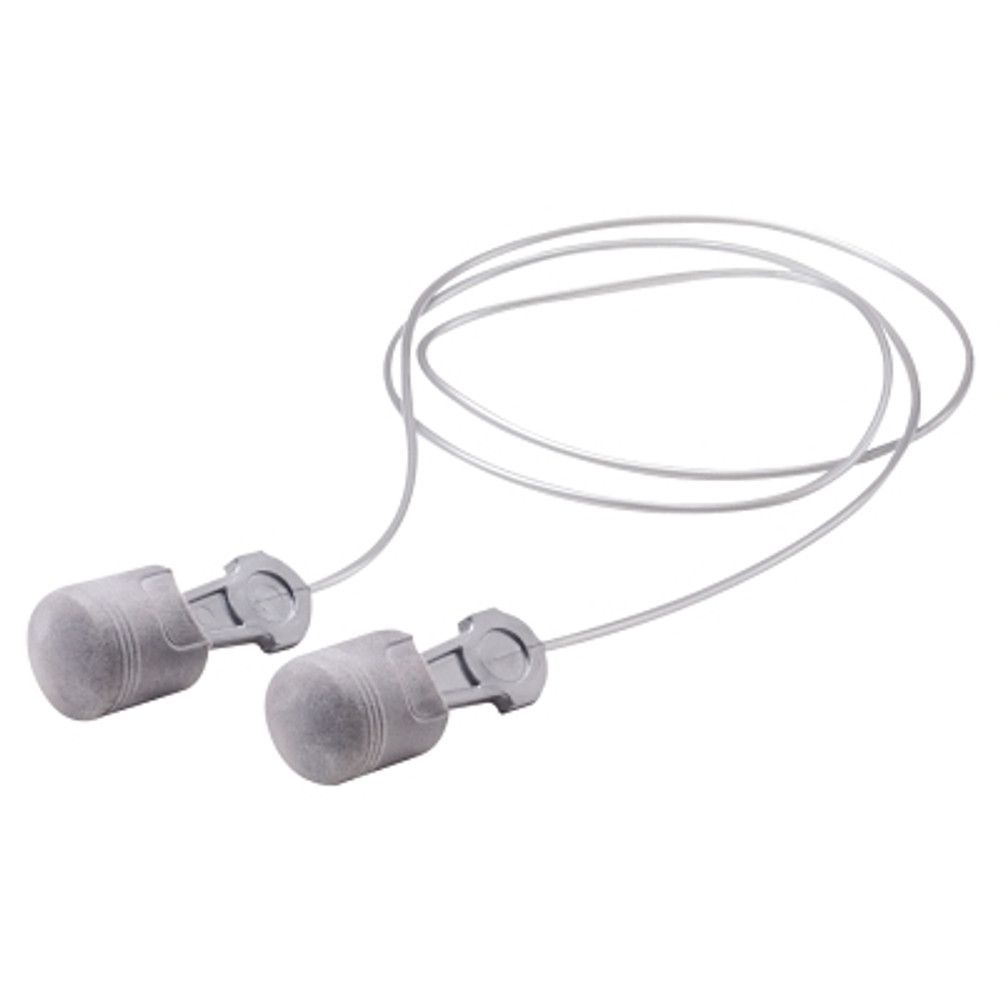3M™ Pistonz™ Earplug, Polyurethane, Gray, Corded