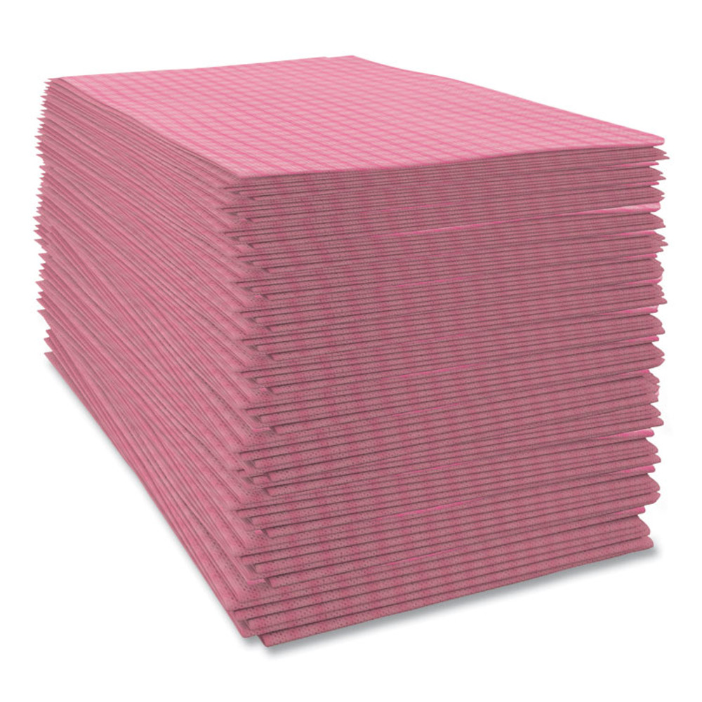 CASCADES TISSUE GROUP PRO W900 Tuff-Job Foodservice Towels, 12 x 24, Pink/White, 200/Carton