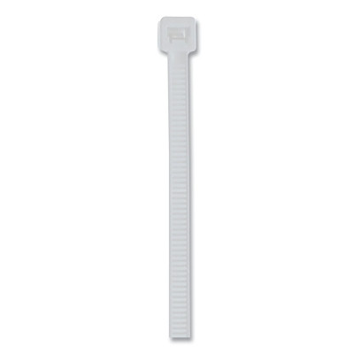 ORS Nasco Anchor Brand General Purpose Cable Tie, 50 lb Tensile Strength, 7.6 in L, Natural, 100 EA/BG