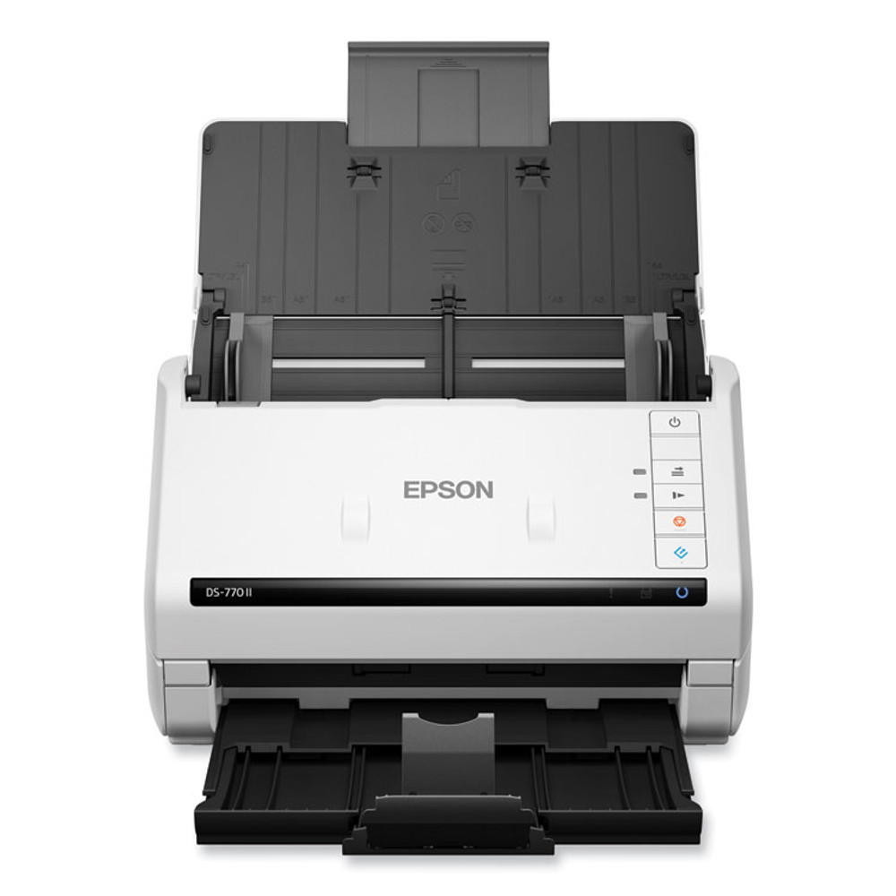 EPSON AMERICA, INC. B11B262201 DS-770 II Color Duplex Document Scanner, 600 dpi Optical Resolution, 100-Sheet Duplex Auto Document Feeder