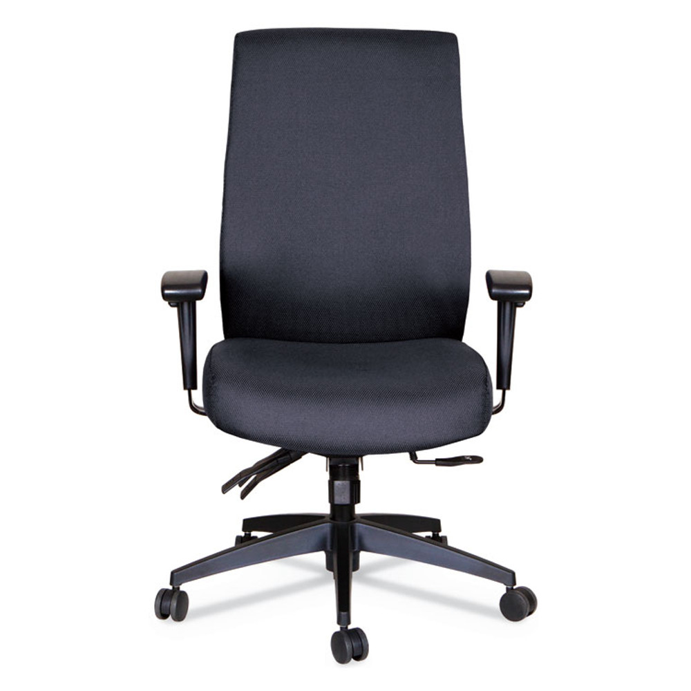 ALERA HPT4101 Alera Wrigley Series 24/7 High Performance High-Back Multifunction Task Chair, Supports 300 lb, 17.24" to 20.55" Seat, Black