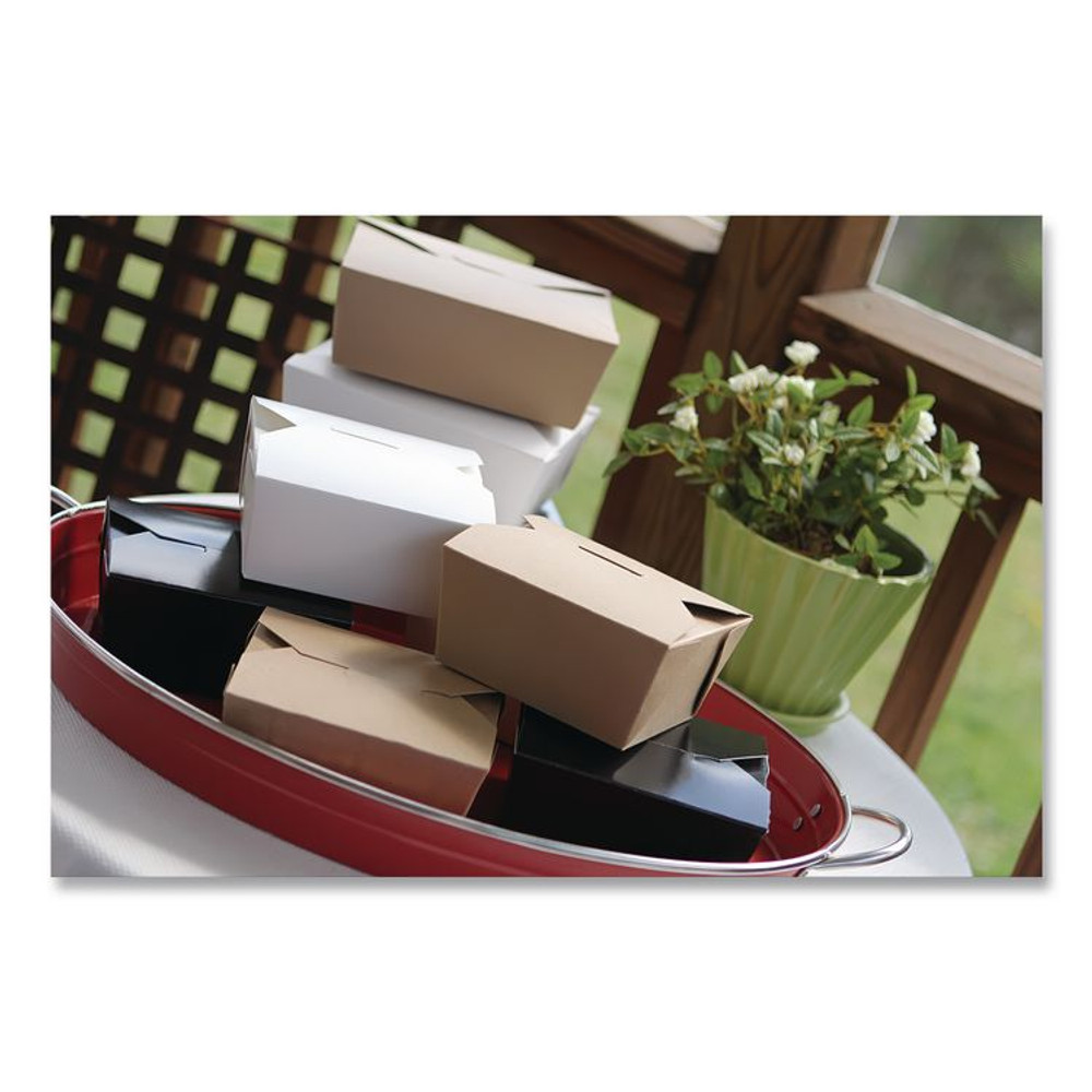 SOUTHERN CHAMPION TRAY SCT® 0734 ChampPak Carryout Boxes, #4, 7.75 x 5.5 x 3.5, Brown, Paper, 160/Carton