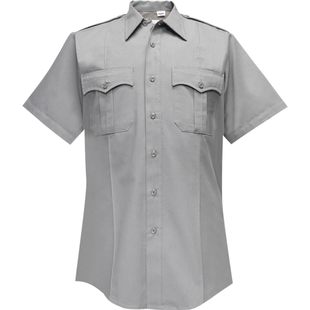 Flying Cross 85R54 41 15.5 N/A Duro Poplin Short Sleeve Shirt w/ Sewn-In Creases