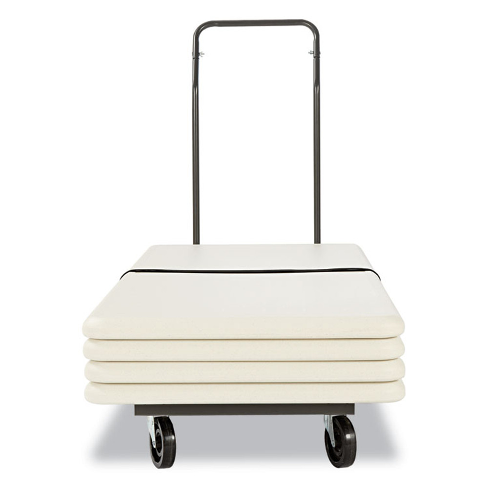 ALERA FTCART Chair/Table Cart, Metal, 600 lb Capacity, 20.86" x 50.78" to 72.04" x 43.3", Black