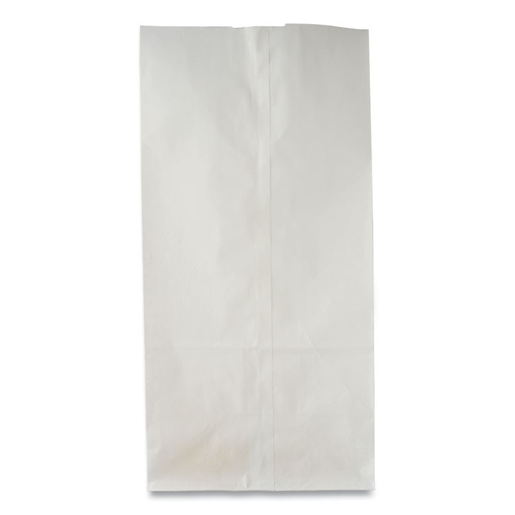 ROSS & WALLACE PAPER PRODUCTS, INC. GW2-500 Grocery Paper Bags, 2# Size, 30# Basis Weight, 4.13" x 2.63" x 7.88", White, 500/Bundle