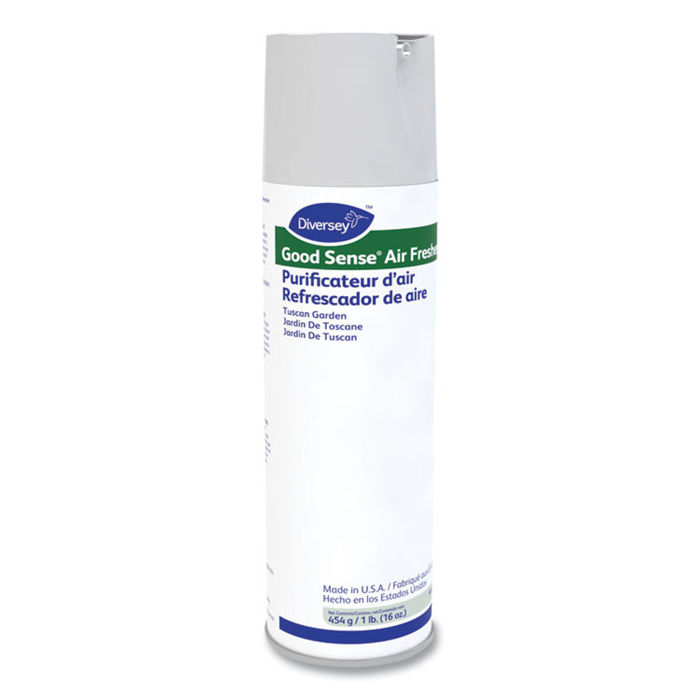 DIVERSEY 100949179 Good Sense Air Freshener, Tuscan Garden, 16 oz Aerosol Spray, 6/Carton