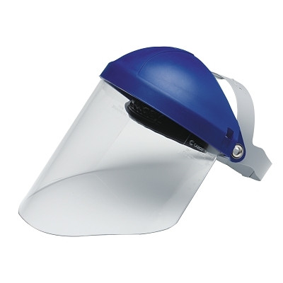 3M™ Clear Propionate Faceshield W96, Uncoated, Clear, Molded, Unbound, 14.5 in L x 9 in H
