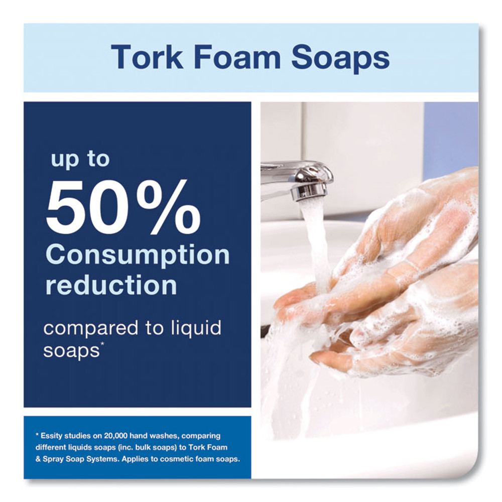 SCA TISSUE Tork® 401811 Extra Mild Foam Soap Refill, Unscented, 1 L, 6/Carton
