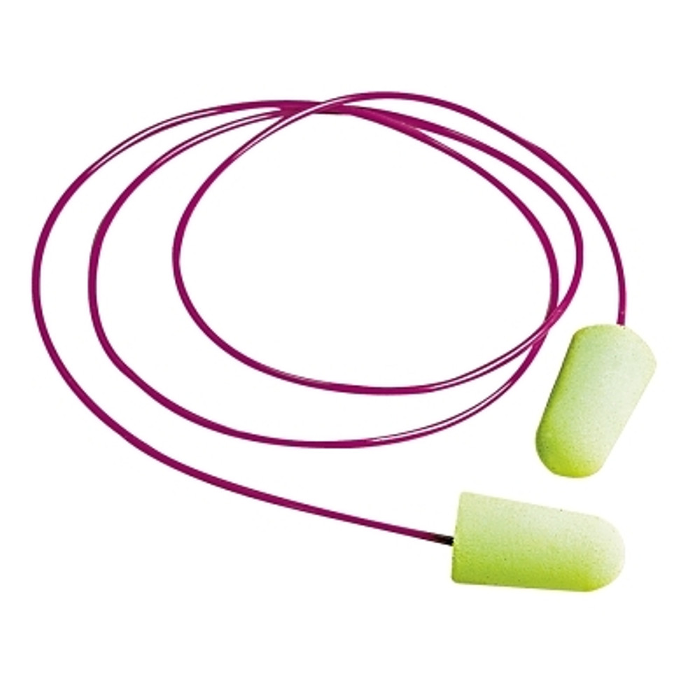 Moldex 6900 Pura-Fit Foam Earplugs, Foam, Bright Green, Corded