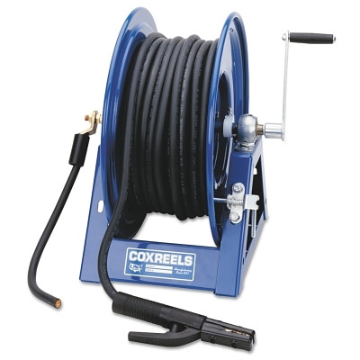 Coxreels® Large Capacity Welding Reel, #2-300ft;#1-250ft;#1/0-200ft;#2/0-150ft, Hand Crank