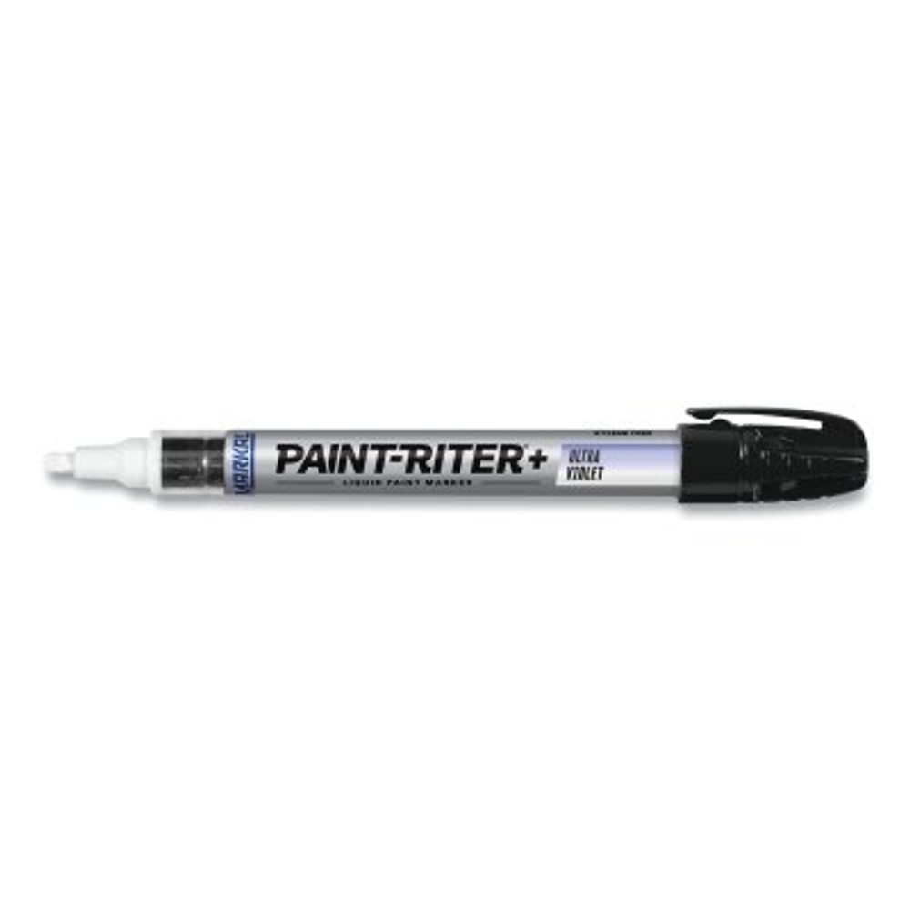 LA-CO Industries Inc Markal® Paint-Riter®+ Ultra Violet Liquid Paint Marker, Invisible UV, 1/8 in, Medium