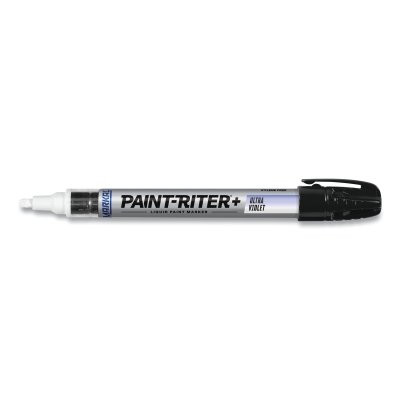LA-CO Industries Inc Markal® Paint-Riter®+ Ultra Violet Liquid Paint Marker, Invisible UV, 1/8 in, Medium