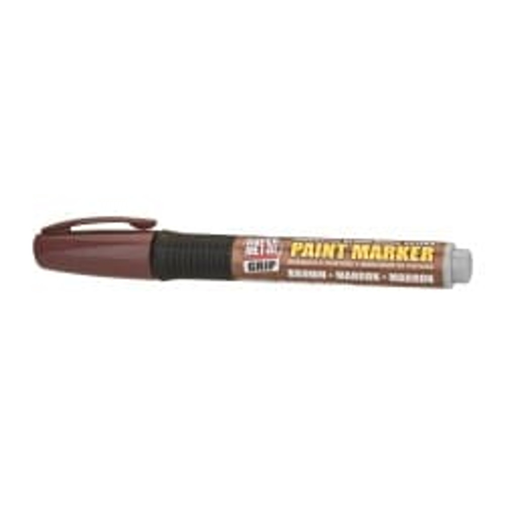 Super Met-Al 04040 Marker: Brown, Oil-Based