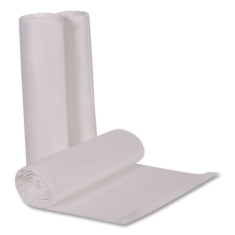 HERITAGE AccuFit® H5645TCRC1CT Linear Low Density Can Liners with AccuFit Sizing, 23 gal, 0.9 mil, 28" x 45", Clear, 50 Bags/Box, 6 Boxes/Carton