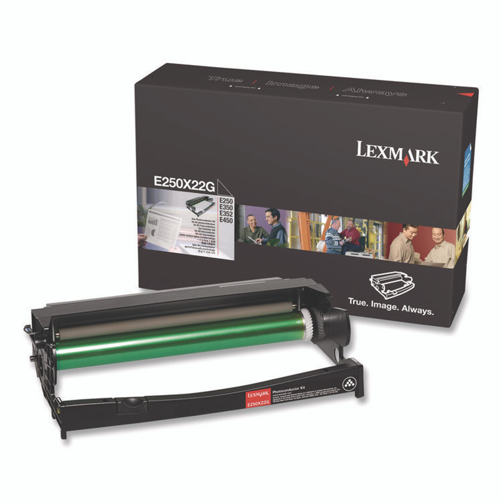 LEXMARK INT'L, INC. E250X22G E250X22G Photoconductor Kit, 30,000 Page-Yield, Black