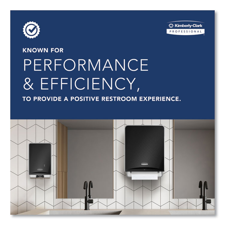 KIMBERLY-CLARK PROFESSIONAL Professional* 09746 Omni Roll Towel Dispenser, 10.5 x 10 x 10, Smoke Gray