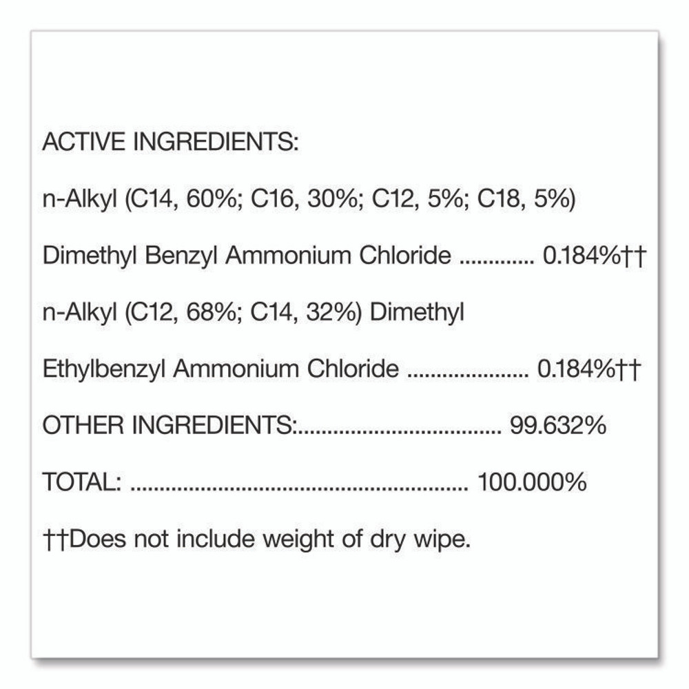 CLOROX SALES CO. 01628 Disinfecting Wipes, Bleach Free Cleaning Wipes, 1-Ply, 7 x 7.75, Crisp Lemon, White, 75/Canister, 6 Canisters/Carton