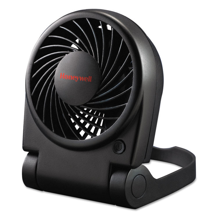 HONEYWELL ENVIRONMENTAL HTF090B Turbo On The Go USB/Battery Powered Fan, Black