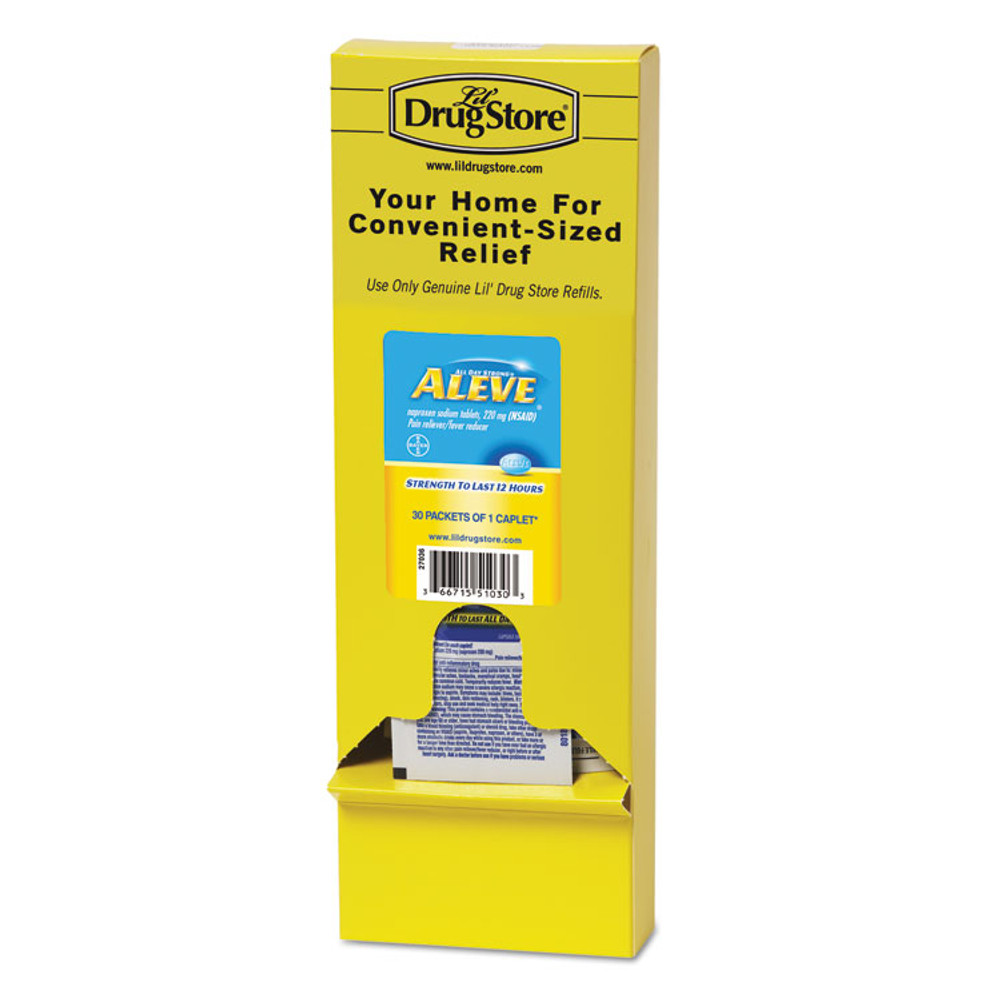 BAYER Aleve® 51030 Naproxin Tablets, 220 mg, Refill Pack, One Tablet/Packet, 30 Packets/Box