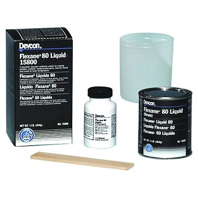 Devcon® Flexane® 80 Liquid, 1 lb, Can, Black