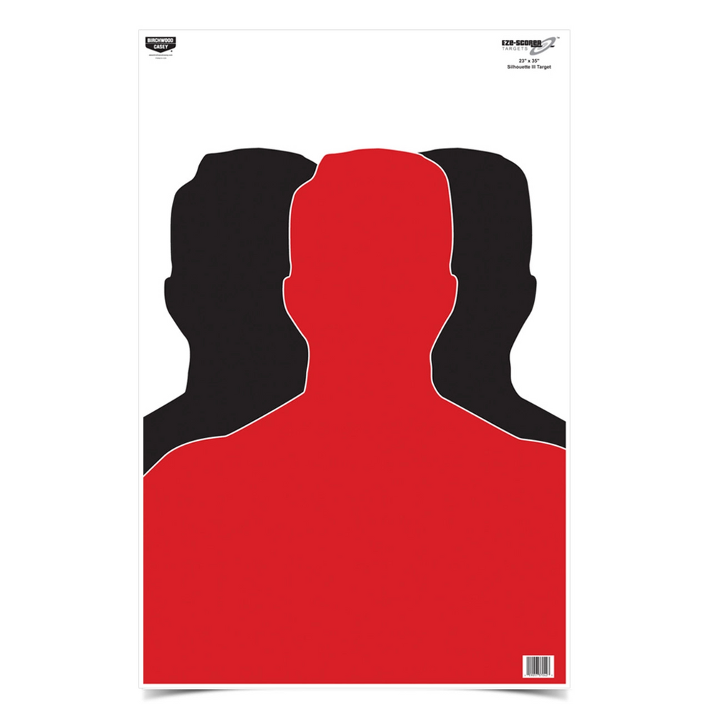 Birchwood Casey BC-37042 Eze-Scorer 23 x 35 Silhouette III 100 Targets