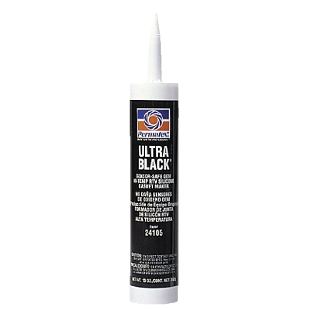 Permatex® Ultra Silicone RTV Gasket Maker, 13 oz, Cartridge, Ultra Black®