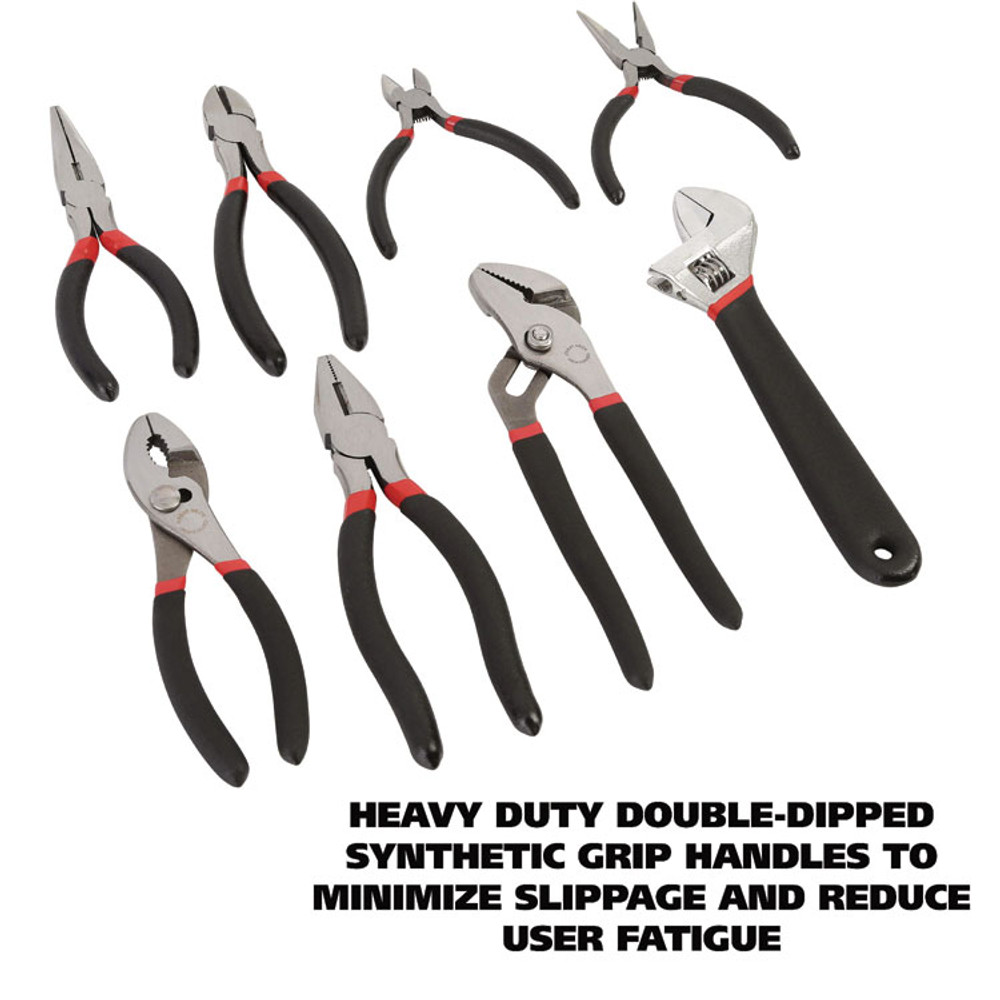 GREAT NECK SAW MFG. 87900 8-Piece Steel Pliers and Wrench Tool Set