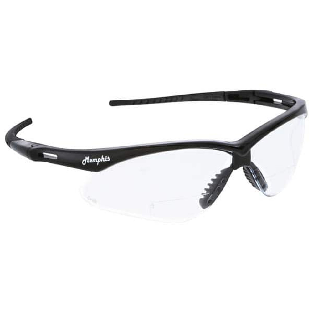 MCR Safety MPH15 Safety Glass: Scratch-Resistant, Polycarbonate, Clear Lenses, UV Protection