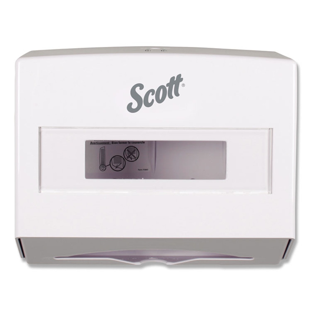 KIMBERLY-CLARK PROFESSIONAL Scott® 09214 Scottfold Folded Towel Dispenser, 10.75 x 4.75 x 9, White