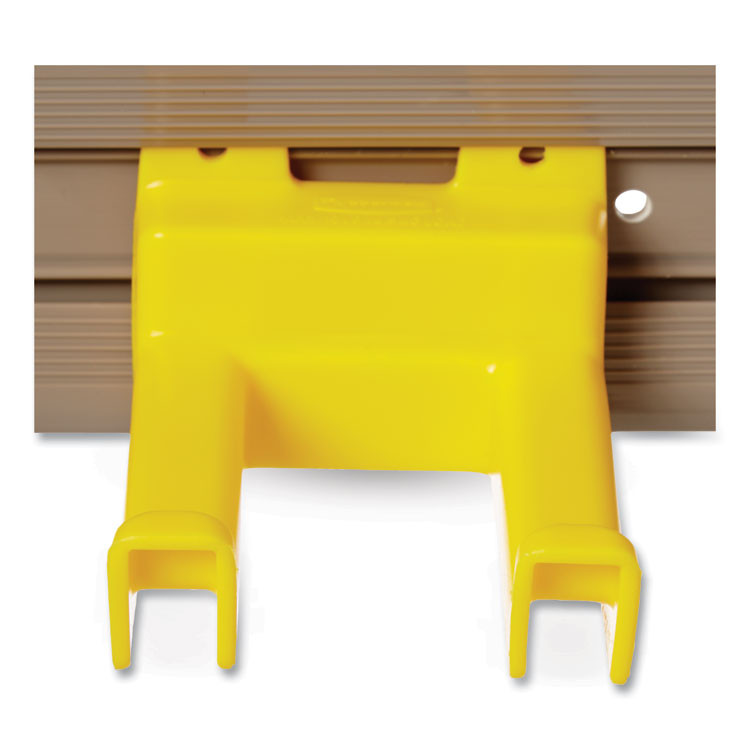 RUBBERMAID COMMERCIAL PROD. 199300GY Closet Organizer/Tool Holder, 34w x 3.25d x 4.25h, Gray