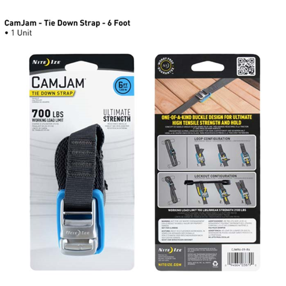 Nite-Ize CJWR6-09-R6 CamJam Tie Down Strap