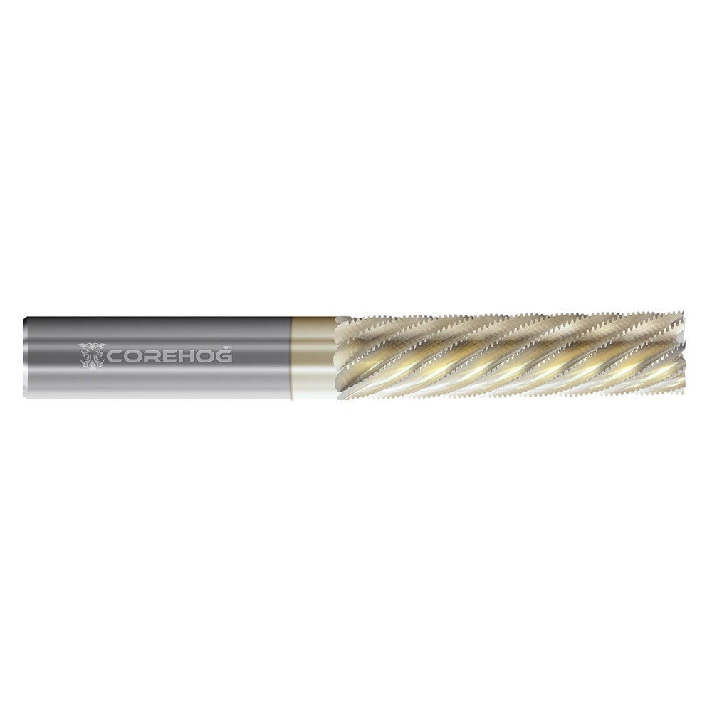 Corehog C31748 Square End Mill: 1/4" Dia, 1-1/4" LOC, 6 Flutes, Solid Carbide