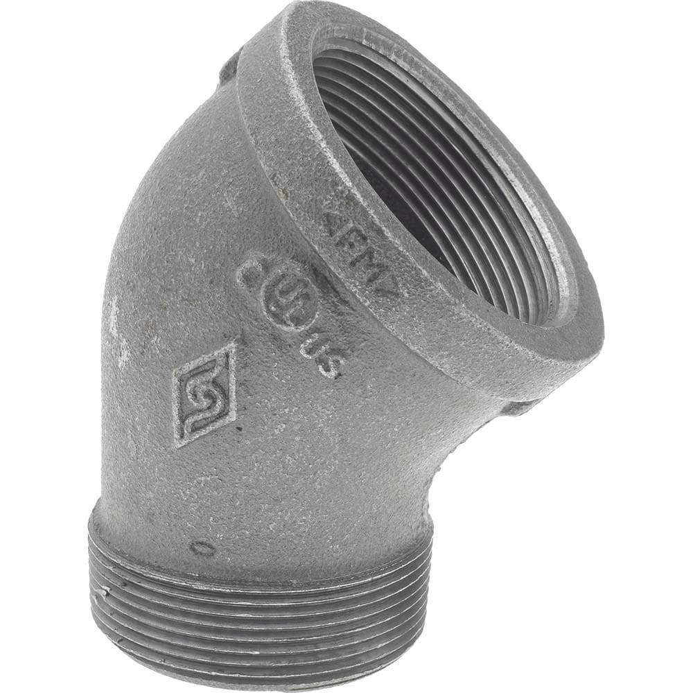 B&K Mueller 520-508HC Black 45 ° Street Elbow: 2", Threaded