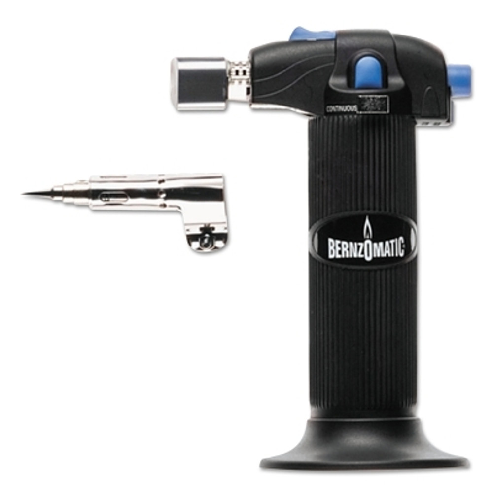 Worthington Cylinders BernzOmatic® Trigger Start Micro Torch, Butane, With Torch and 3-in-1 Versatile Tip, Brass
