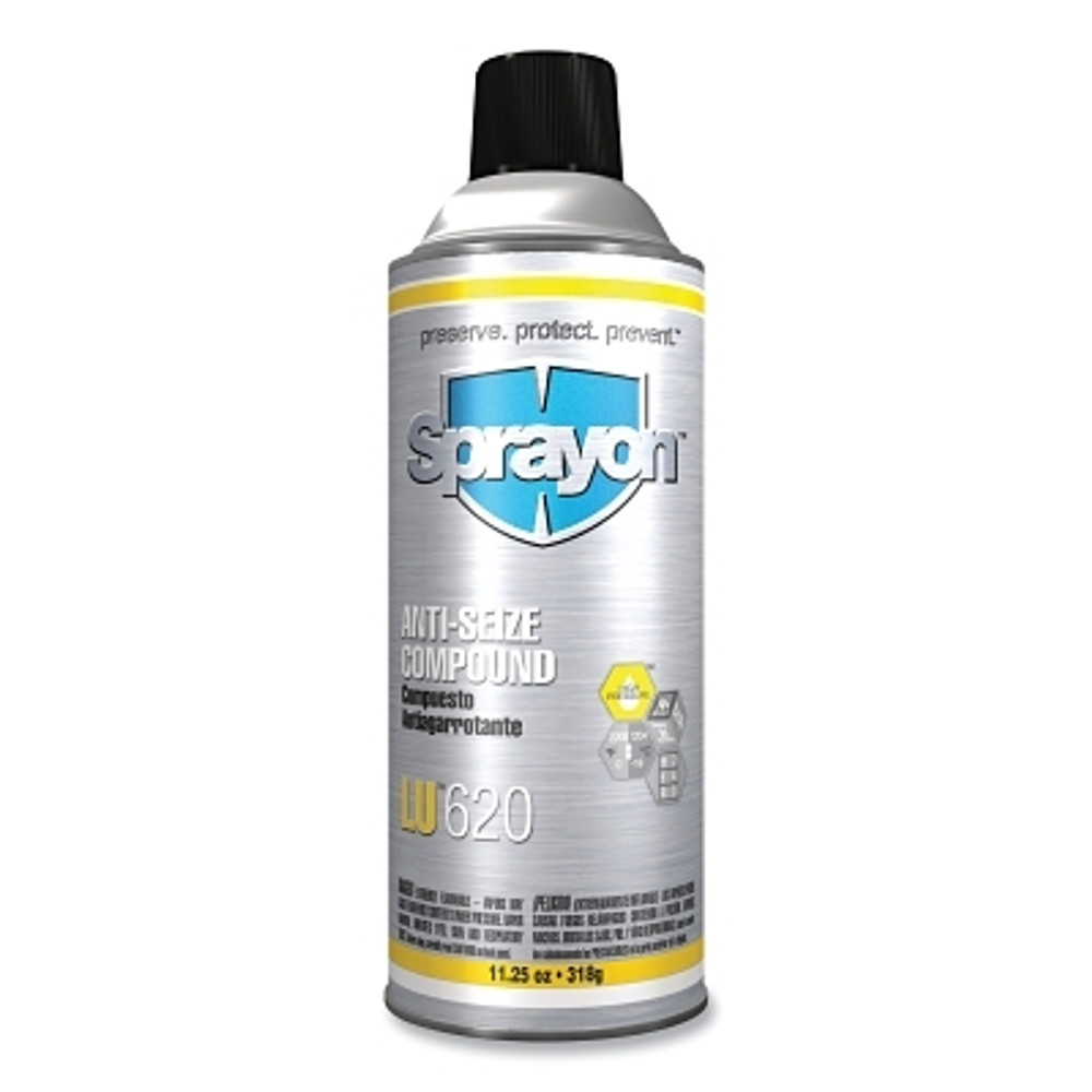 Krylon® Industrial Sprayon® SC0620000 LU™620 Anti-Seize Compound, 11.25 oz, Aerosol Can